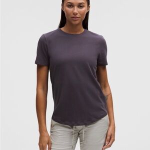 lululemon athletica Dark Gray Short Sleeve Tee